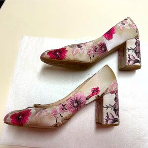 Kelly & Katie, Floral Chunky Heels